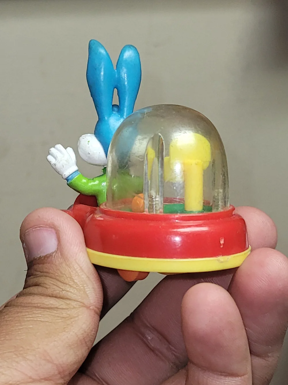 Bugs bunny 1992 car basketball toy figure Looney Tunes